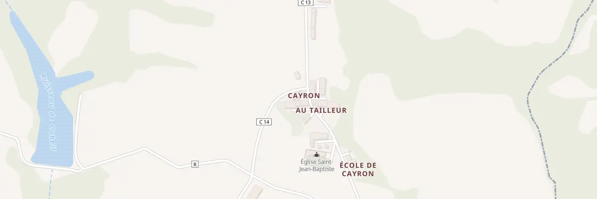 Plan du 5108 Cayron Hameau à Beaumarchés