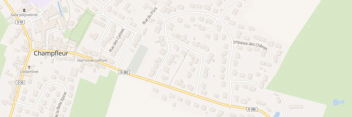 Plan du 6 Rue de la Tournerie à Champfleur