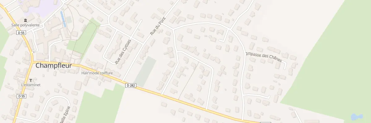 Plan du 8 Rue de la Tournerie à Champfleur