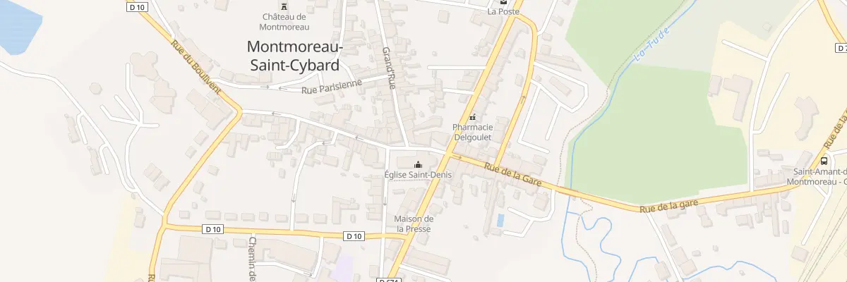 Plan du 4 Rue du Boulivent à Montmoreau