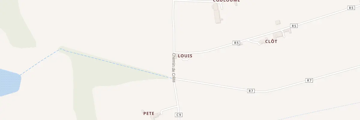 Plan du 5004 Louis à Laveraët