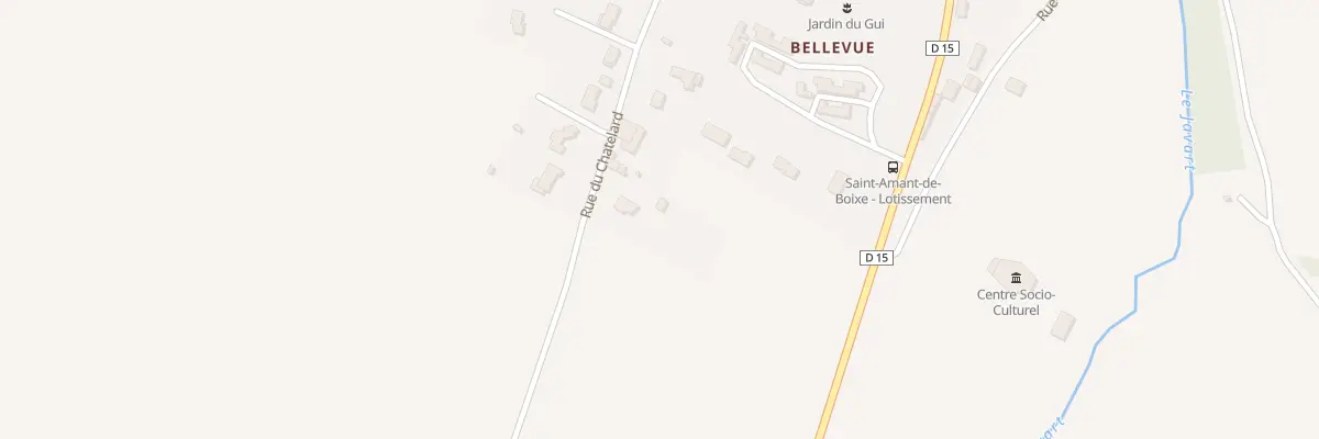 Plan du 11 Rue du Chatelard à Saint-Amant-de-Boixe