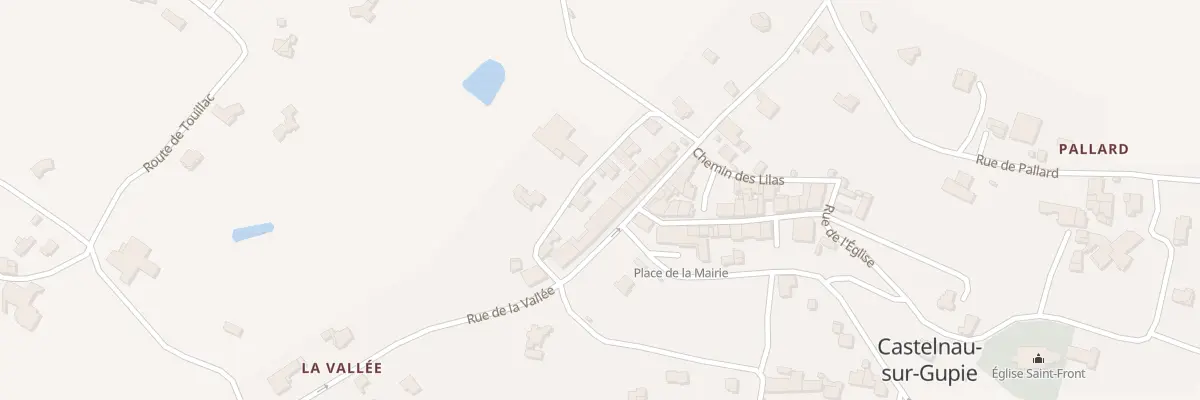 Plan du 248 Rue de la Halle à Castelnau-sur-Gupie