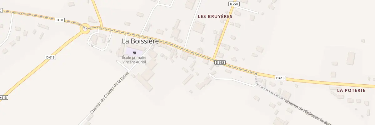 Plan du 5011 La Poterie à La Boissière
