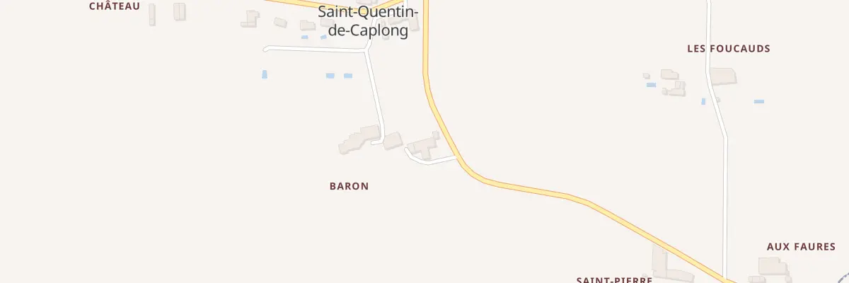 Plan du 109 Baron à Saint-Quentin-de-Caplong