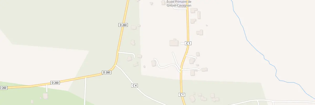 Plan du 342 Rue des 5 Chemins à Grézet-Cavagnan
