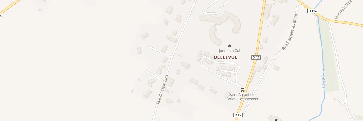 Plan du 5 Rue du Chatelard à Saint-Amant-de-Boixe