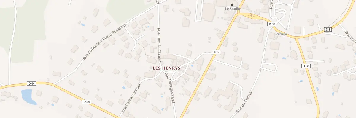 Plan du 15 Les Henrys à Saint Aulaye-Puymangou
