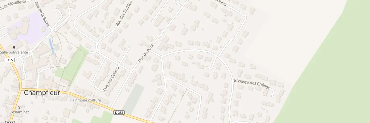 Plan du 6 Rue de Perseigne à Champfleur