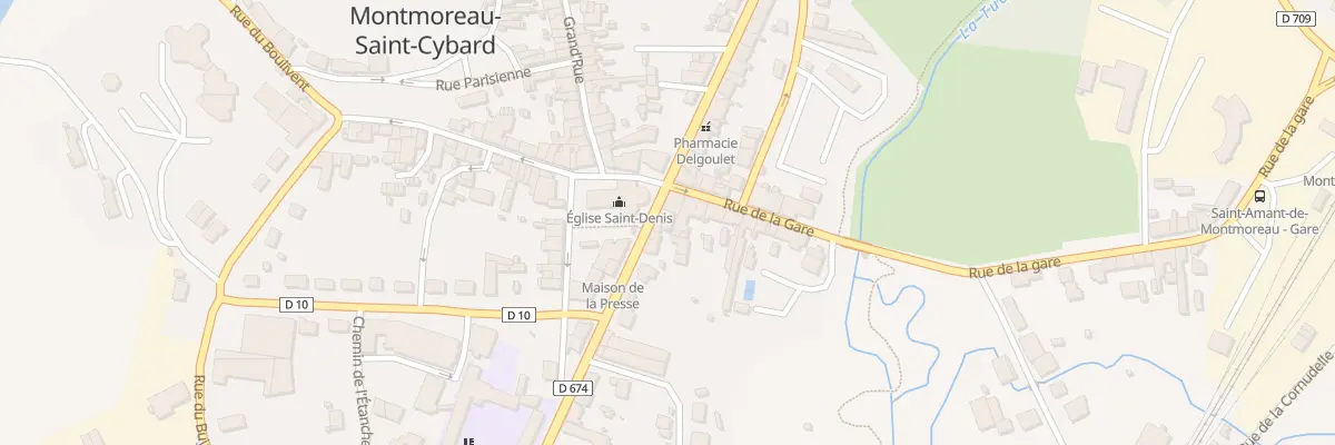 Plan du 3 Av de l’Aquitaine à Montmoreau