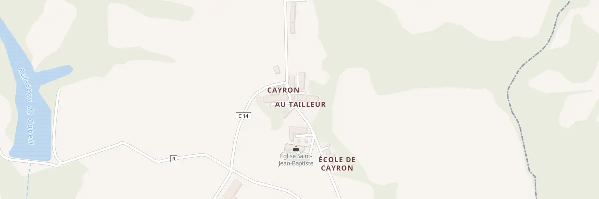 Plan du 5110 Au Presbytere à Beaumarchés