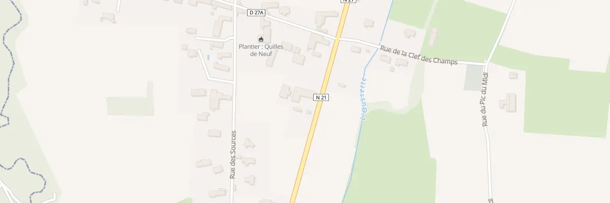Plan du 10 Rue des Pyrénées à Escondeaux