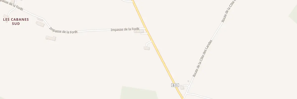 Plan du 40 Le Cazal à Montazeau