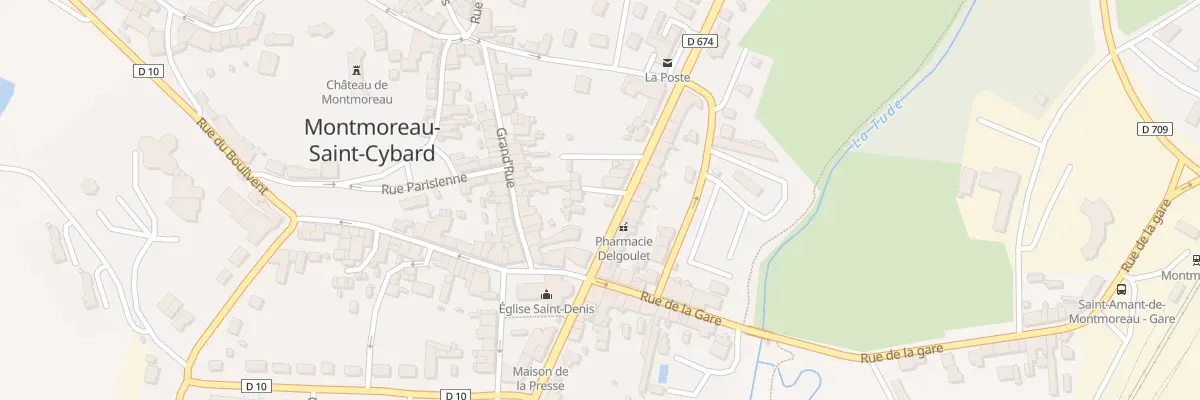 Plan du 5 Av de l’Angoumois à Montmoreau