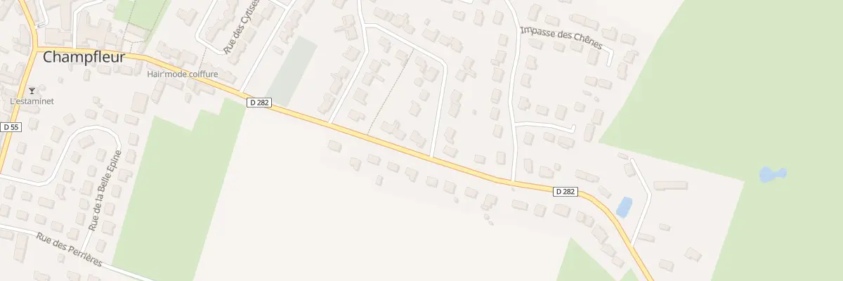Plan du 17 Rue des Vignes à Champfleur