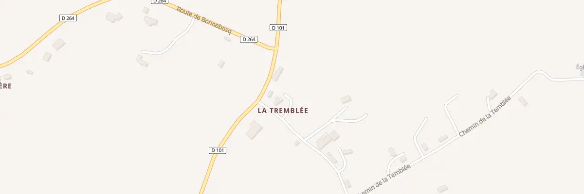 Plan du 5040 La Tremblee à Formentin