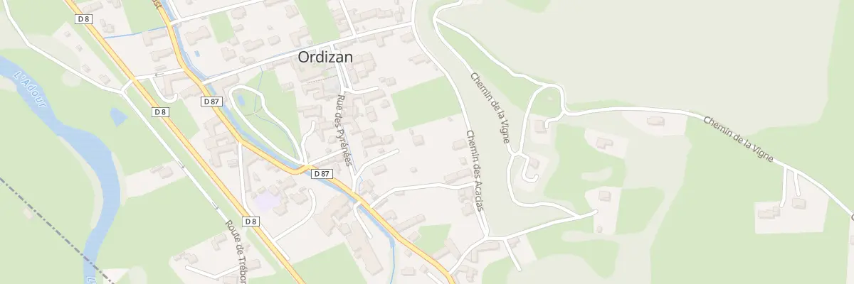 Plan du 5 Imp du Bernet à Ordizan