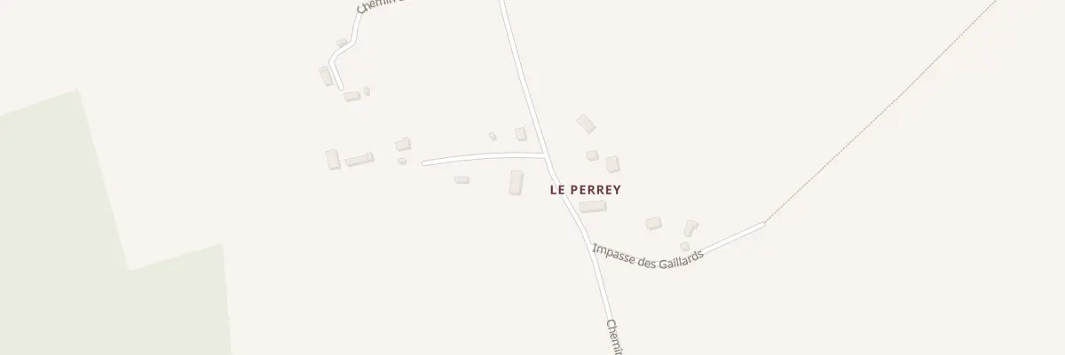 Plan du 5034 Le Perrey à La Boissière