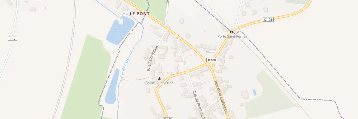Plan du 10 Rue du Point de Beauvais à Bourg-le-Roi