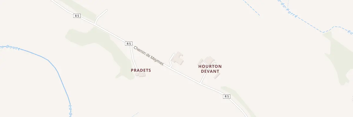 Plan du 5092 Hourton Derriere à Margouët-Meymes