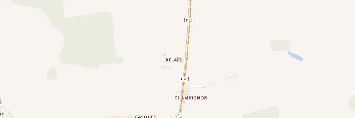 Plan du 5025 A Belair à Séailles