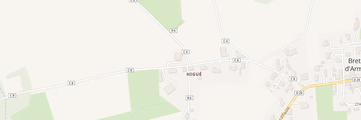 Plan du 5121 A Higue à Bretagne-d’Armagnac