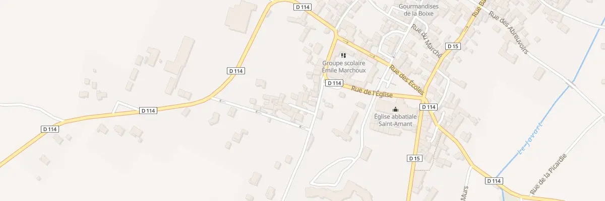 Plan du 8 Rue du Chatelard à Saint-Amant-de-Boixe