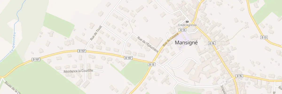 Plan du 5 Rue de L Epluchere à Mansigné