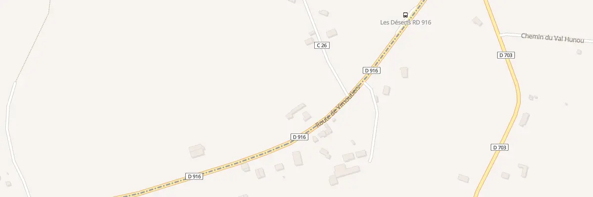Plan du 18 Rte de Vimoutiers à Crouttes
