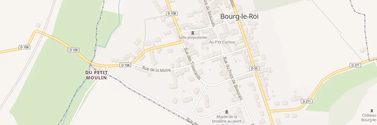 Plan du 10 Rue des Tisserands à Bourg-le-Roi