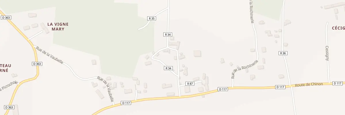 Plan du 26 La Vaubelle à Lerné