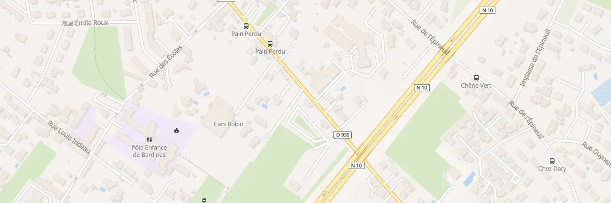 Plan du 109 Rue de Saint Jean d’Angély à Saint-Yrieix-sur-Charente
