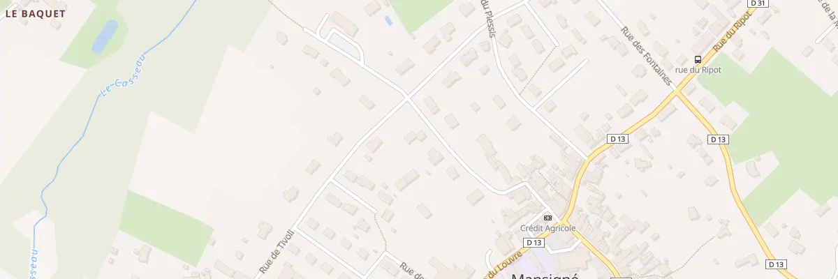 Plan du 13 Rle du Gravier à Mansigné