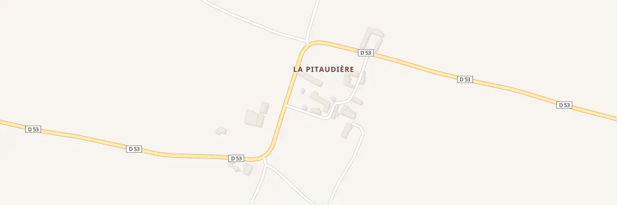 Plan du 26 La Pitaudiere à Vézières