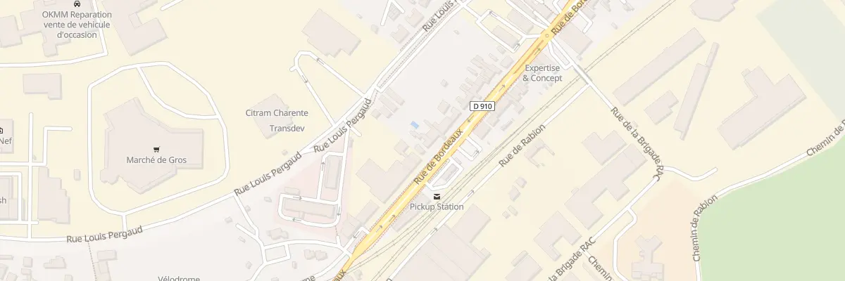 Plan du 486 Rue de Bordeaux à Angoulême