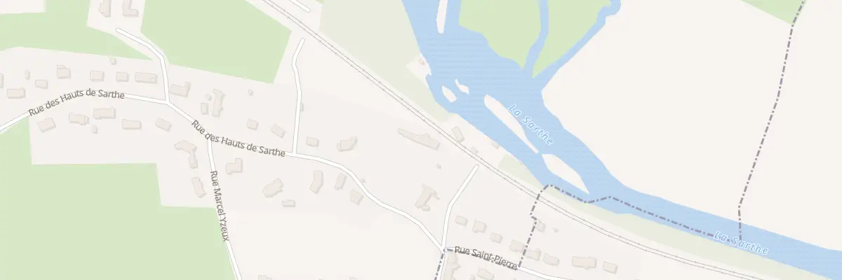 Plan du 45 Rue des Hauts de Sarthe à Juillé