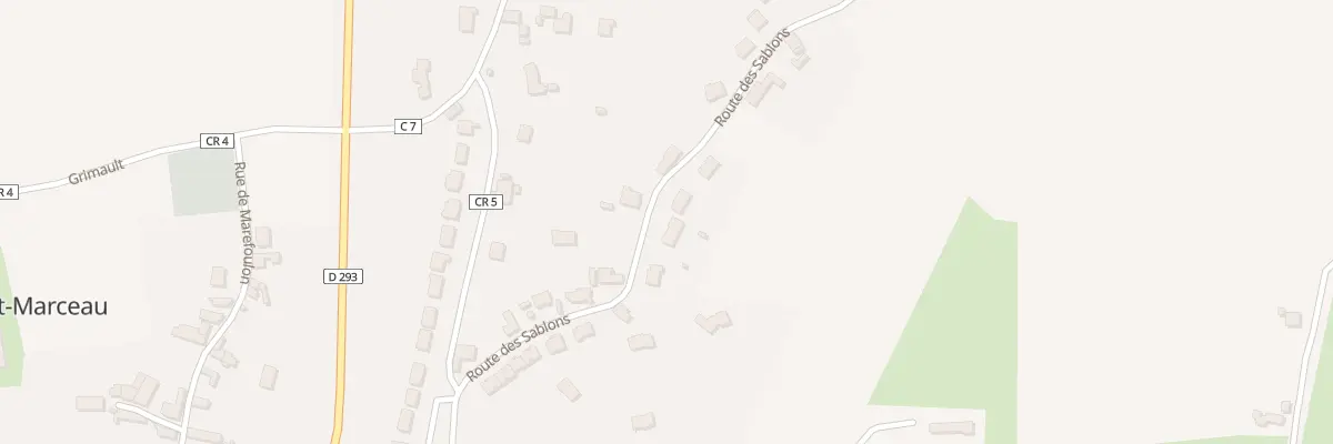 Plan du 22 Rte des Sablons à Saint-Marceau