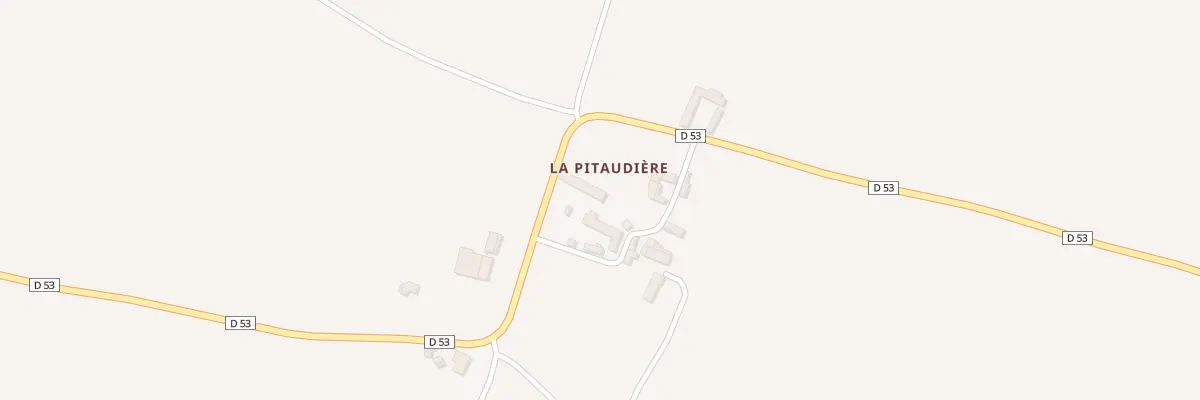 Plan du 16 La Pitaudiere à Vézières