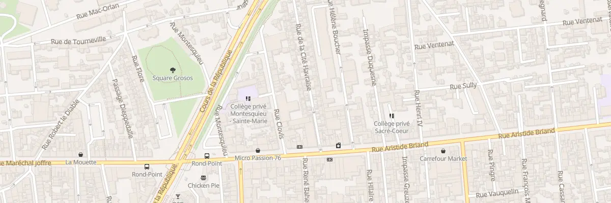 Plan du 6 Rue de la Cité Havraise au Havre