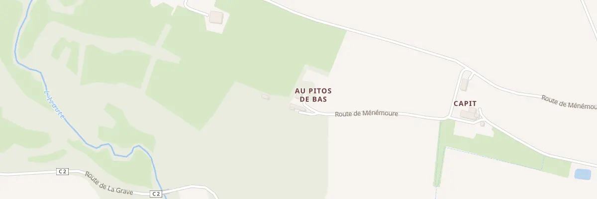 Plan du 631 Rte de Menemoure à Castelnau d’Auzan Labarrère