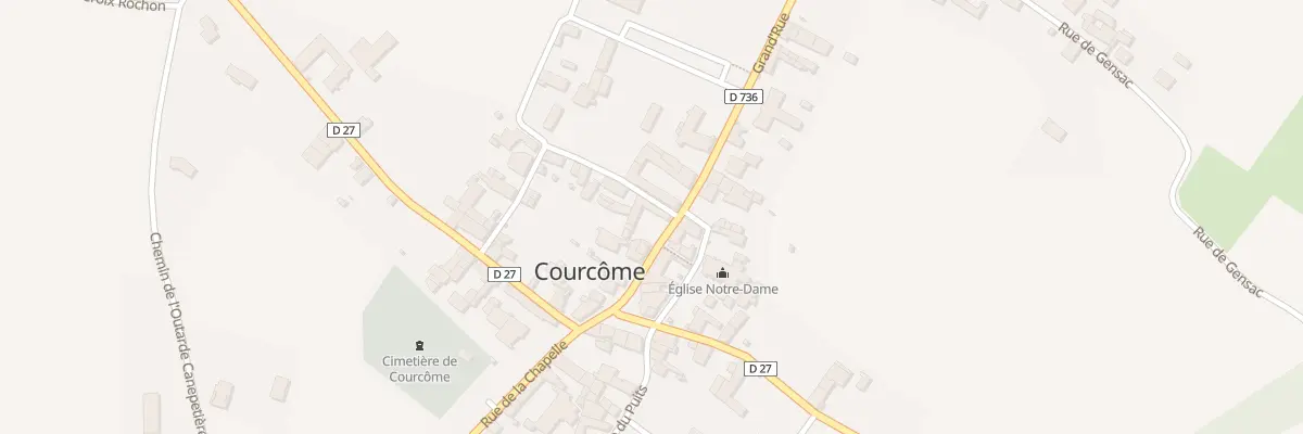 Plan du 5 Grand’Rue de l’Océan à Courcôme