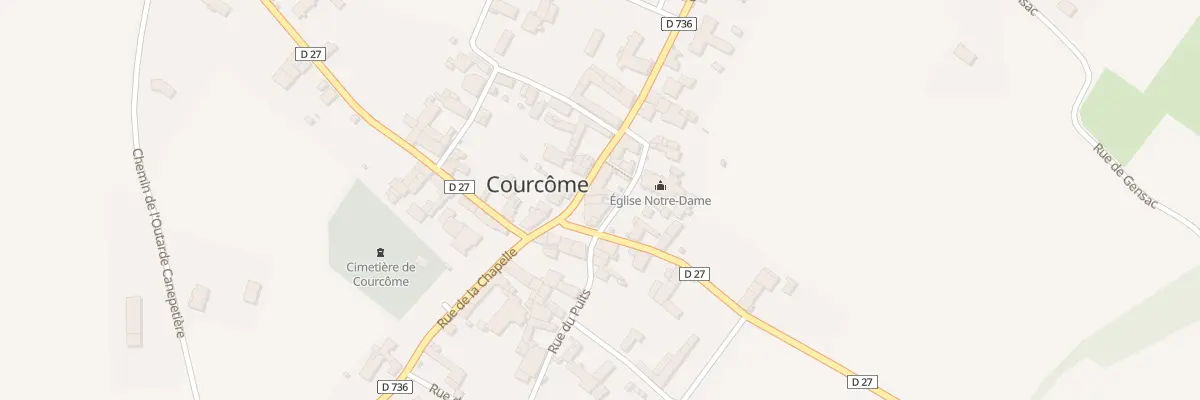 Plan du 10 Rue de l’Église Notre-Dame à Courcôme