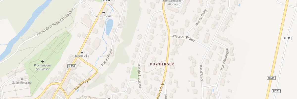 Plan du 11 Rue de Bretagne à Lusignan
