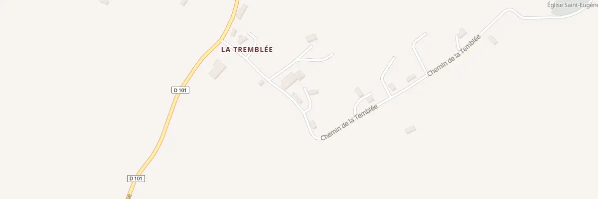 Plan du 5155 La Tremblee à Formentin