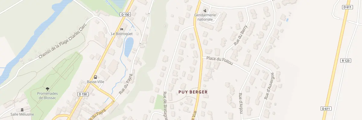 Plan du 7 Rue de Bretagne à Lusignan
