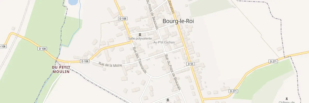 Plan du 46 Rue du Point de Beauvais à Bourg-le-Roi