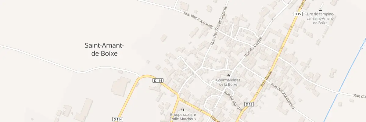Plan du 3 Rue des Huiliers à Saint-Amant-de-Boixe