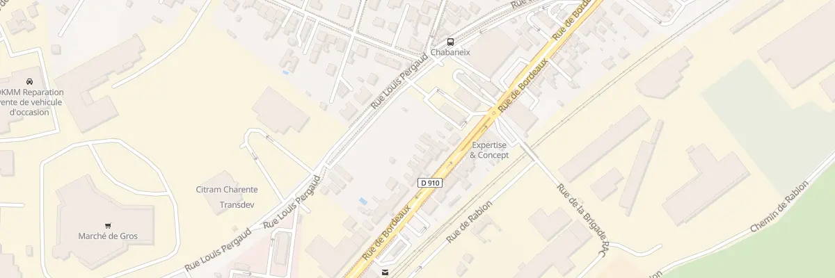 Plan du 468 Rue de Bordeaux à Angoulême