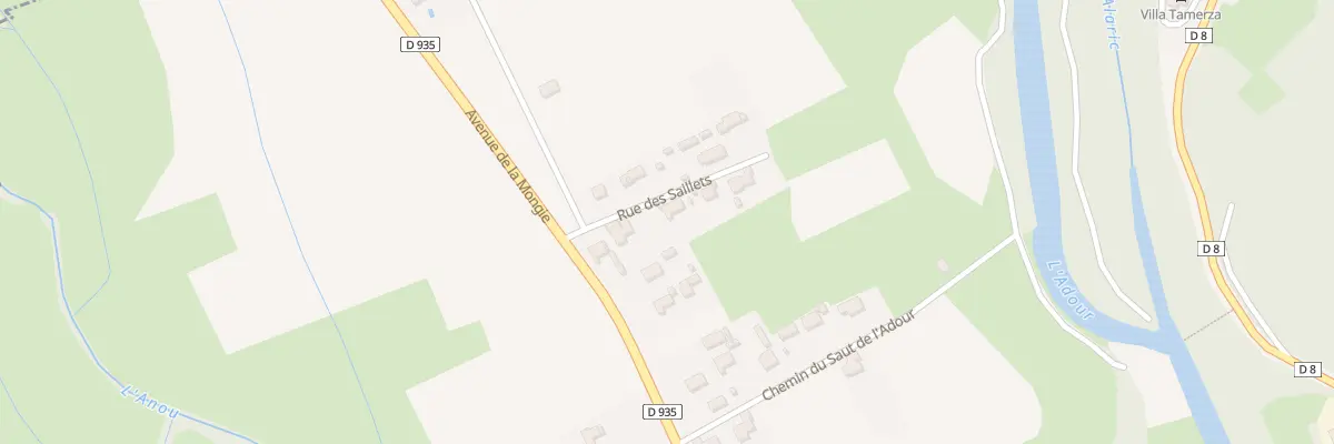 Plan du 6 Rue des Saillets à Pouzac