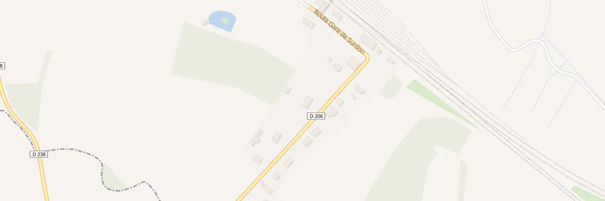 Plan du 16 Rte Gare de Surdon au Château-d’Almenêches